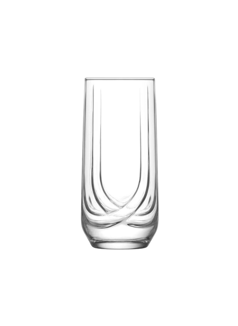 LAV - Lav Elit Long Juice Glass Set of 6Pcs 330ml-Turkey Made - Image 1