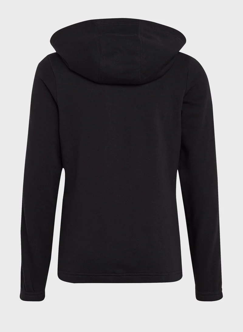 adidas Originals G 3S Fz Hd Black Training Track Tops 7-8Y