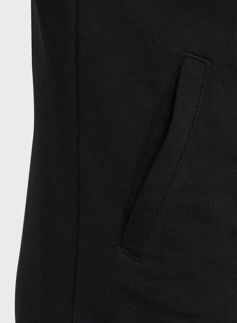 adidas Originals G 3S Fz Hd Black Training Track Tops 7-8Y