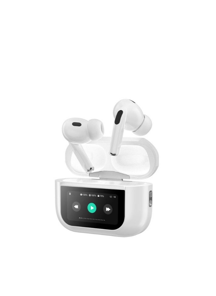 iends - IENDS MULTI-MODE DISPLAY WIRELESS EARBUDS   Comfort Music Player, 5 Equalizer Modes Immersive Sound Up To 30Hour Playtime, C Type Charging , Lock Screen Wallpaper, With Silicone Case. - Image 1