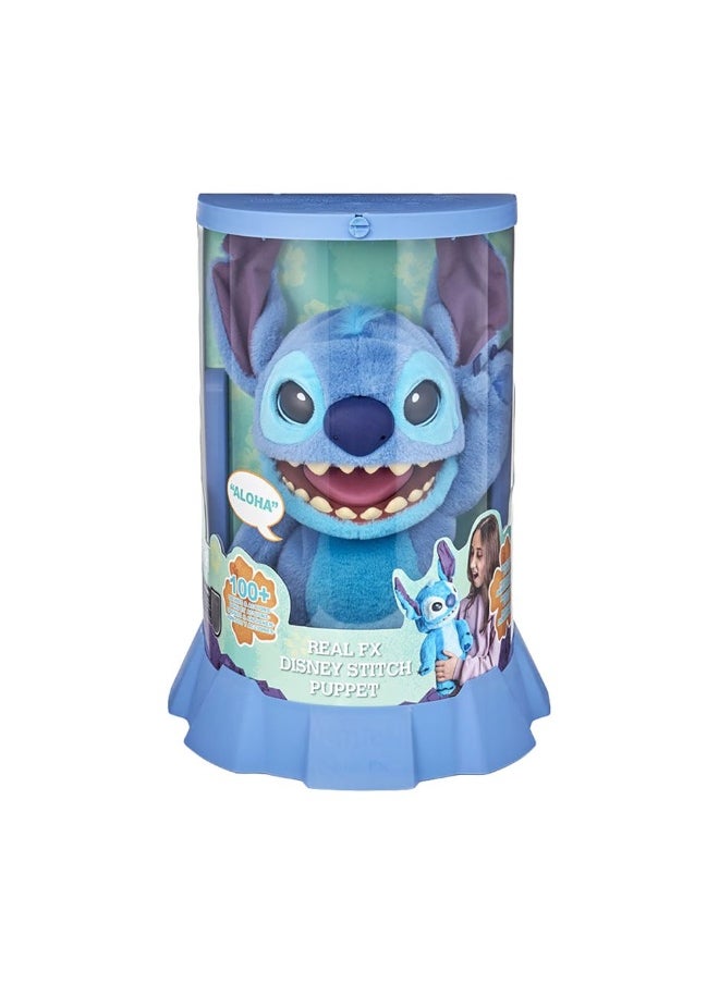 Disney - Stitch Real Fx Puppet Interactive Plush Toy - Image 1