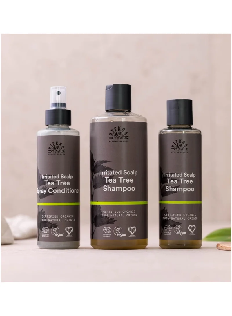Urtekram  Organic Tea Tree Antibacterial Shampoo for Irritated Scalp, 250 ml - 100% Organic and Vegan - Silicone and Paraben-Free  | Best Price UAE
