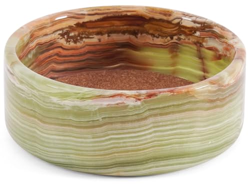 Radicaln Marble Wine Coasters 55 Inches Green Onyx Wine Bottle Coasters for Countertop Ideal Absorbent Cork Holder for Champagne Bottles - Image 1