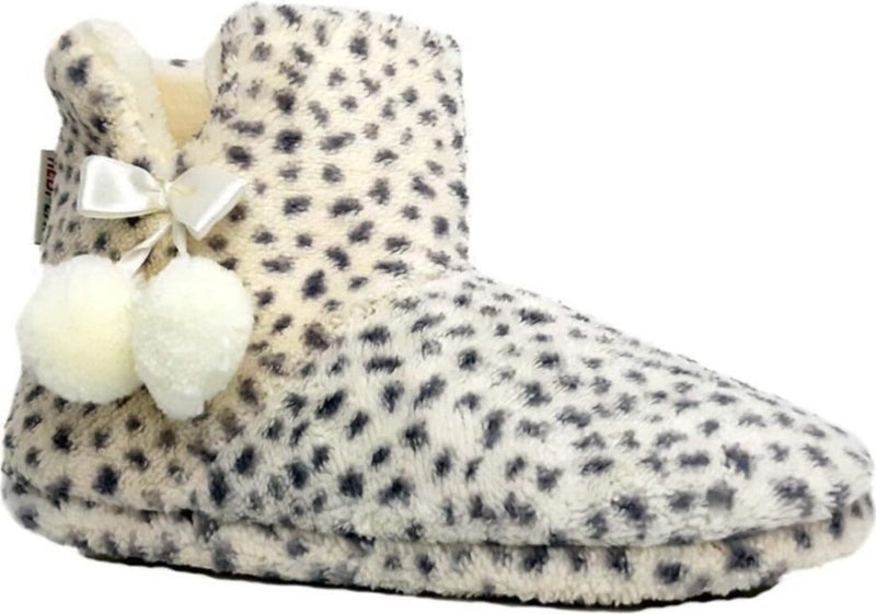 Redplay EB321 Dotted Pattern Women's Panduf House Boots House Shoes - Image 2