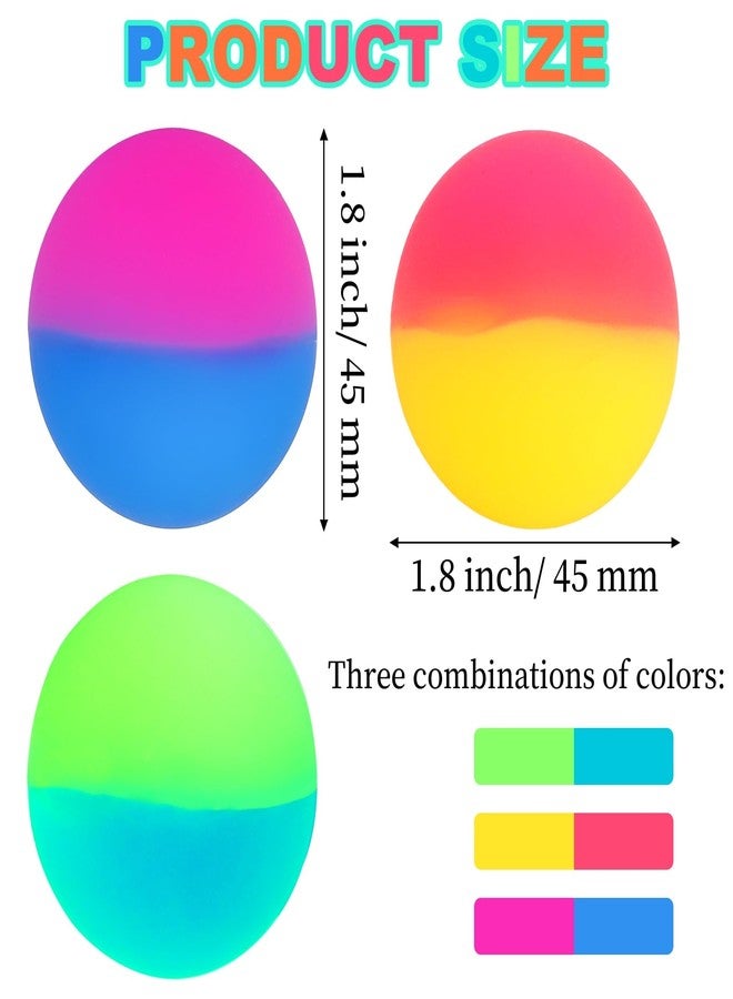 Goaste 30 Pack Bouncy Balls for Kids, 1.8 Inch/45mm Large Rubber Bounce Ball Bulk, High Bouncing Balls Assorted Colors for Boys Girls Birthday Party Favors and Carnival Prizes, Gifts - Image 2