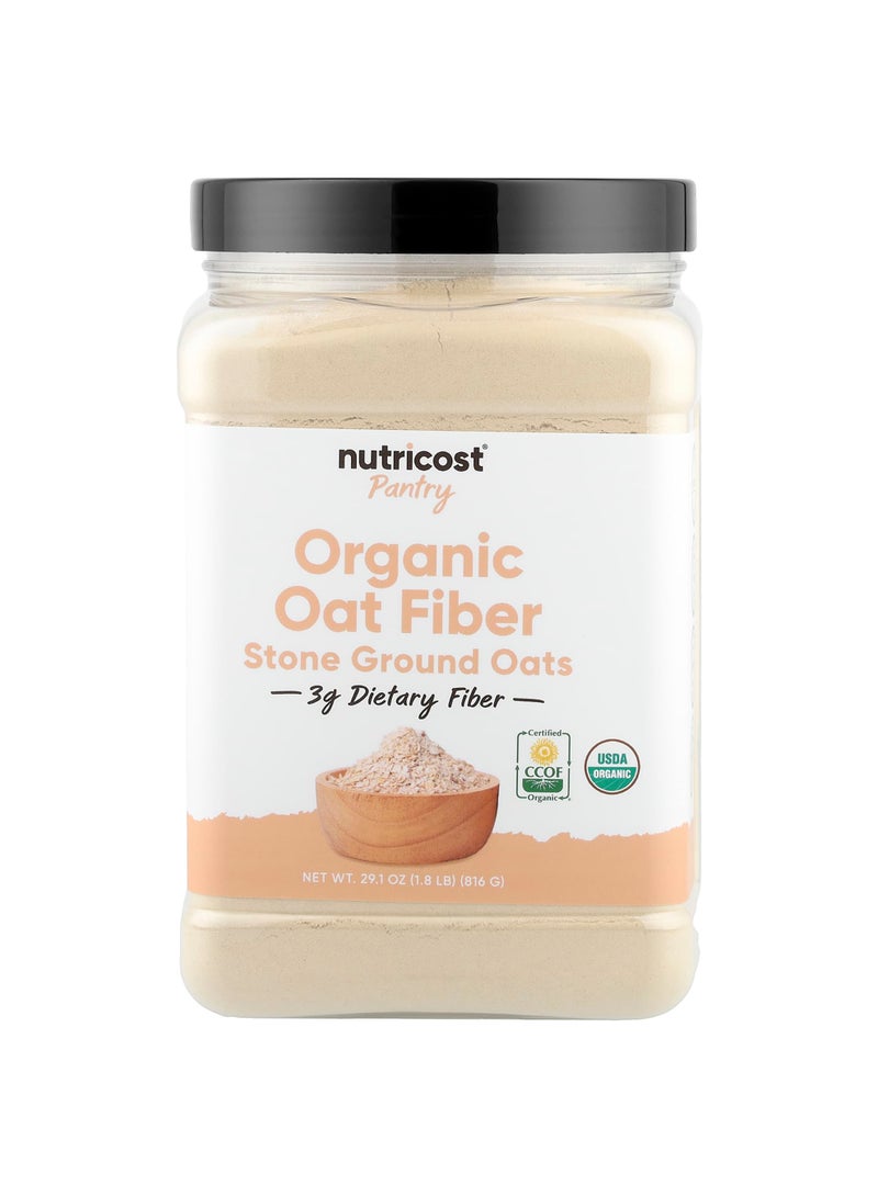 Nutricost Pantry, Organic Oat Fiber, 29.1 oz (816 g)