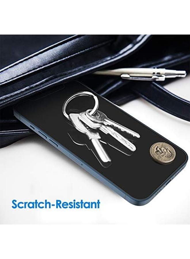 جي تيك واقي شاشة لهاتف آيفون 12 برو ماكس 6.7 بوصة من الزجاج المقوى، عبوة من 3 قطع - Image 4