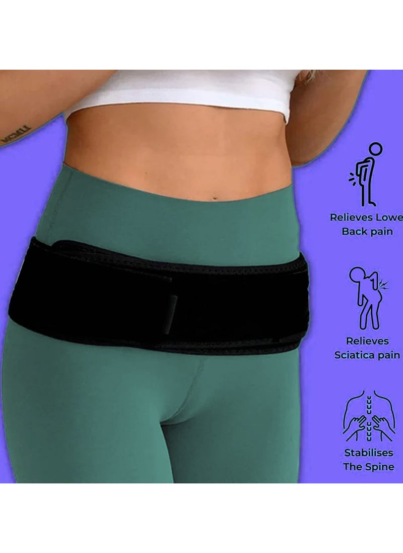 Resty Seat - Lower Back, Sacroiliac SI Joint Hip & Back Support Belt for Men & Women - Image 1