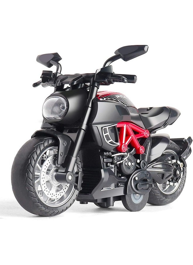 MING YING 66 MING YING 66 Toy Motorcycle - Pull Back Toy Cars with Sound and Light Toy,Motorcycle Toy for Kids,Motorcycle Toys for Boys Age 3-9  - Image 1