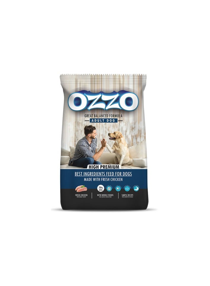 OZZO High Premium Adult Dog Dry Food – Fresh Chicken, Balanced Diet, Omega-Rich, Free from Corn & Wheat From Varmacy - Image 1