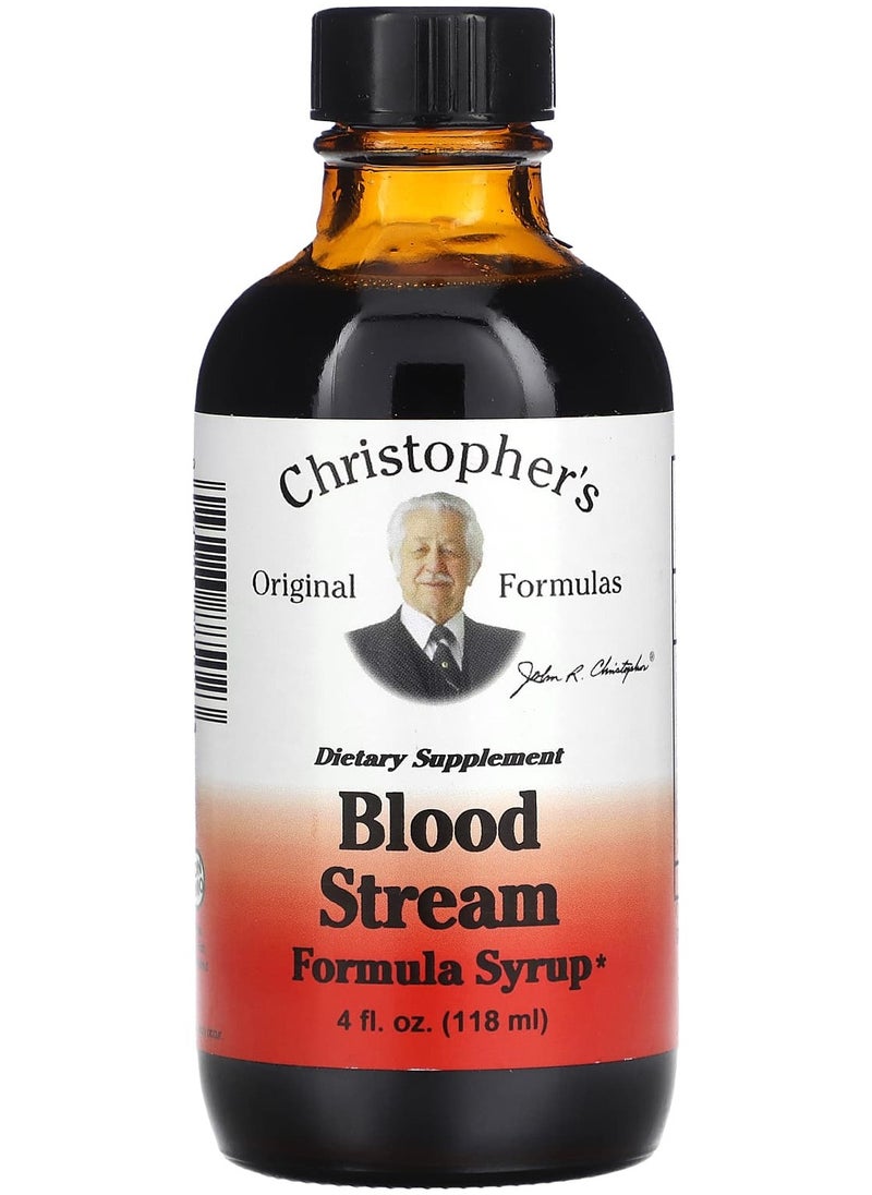 Christopher's Original Formulas Blood Stream Formula Syrup, 4 fl oz (118 ml) 