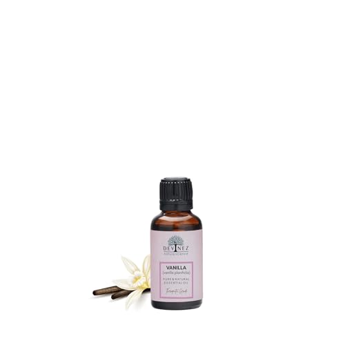 Devinez Vanilla Essential Oil (10ml) - 100% Pure & Natural (Planifolia) for Aromatherapy Diffuser, Home Fragrance, Candle Making & DIY Perfumes - Warm Sweet Bakery Scent - Image 1
