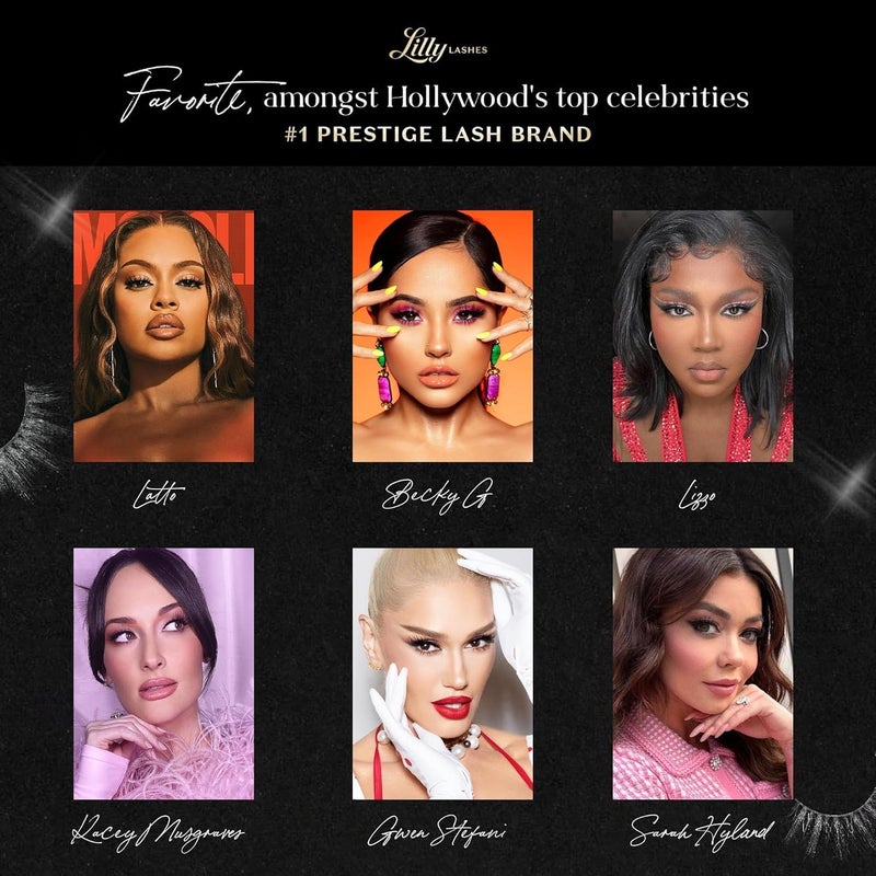 Lilly Lashes رموش ليلي لاش 3D ذاتية اللصق، لا حاجة للصمغ، رموش مضغوطة تعمل بحرارة الجسم، رموش ذاتية اللصق قابلة لإعادة الاستخدام حتى 5 مرات، سهلة التطبيق والإزالة (مخالف للقواعد) - Image 5