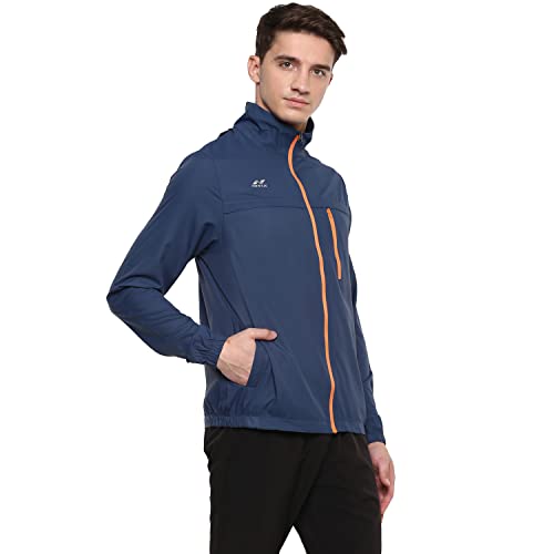 Nivia 2424 Polyester Dominator Windcheater Jacket -Men's, Others, (Navy Blue) - Image 5