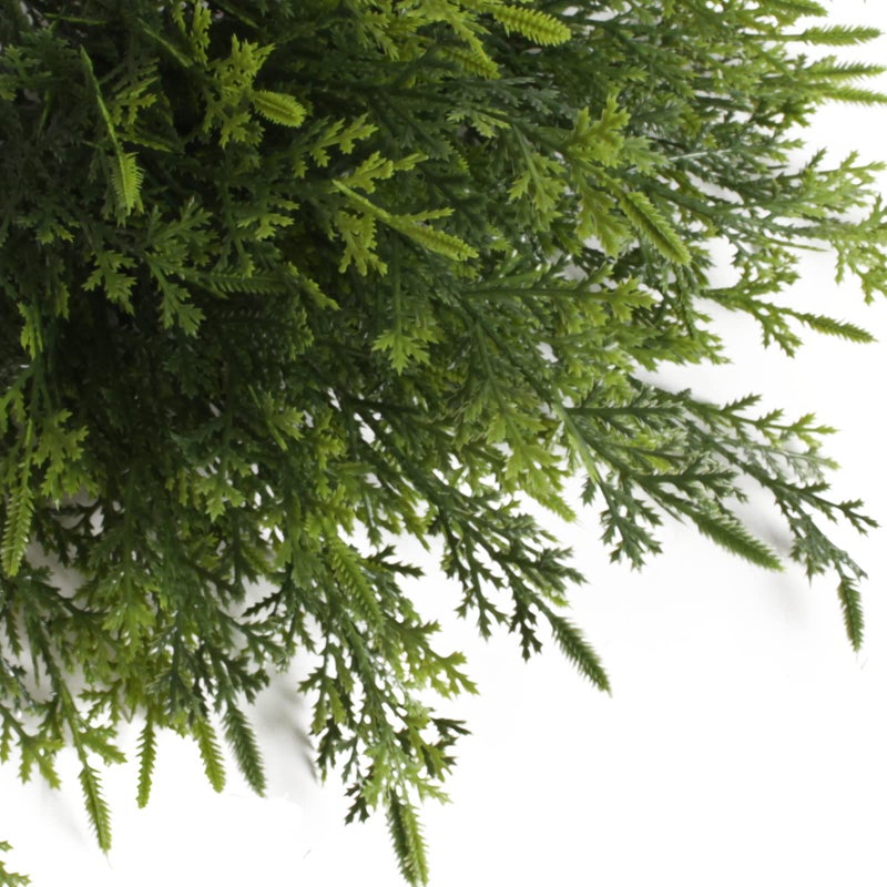 Yoratee Artificial Outdoor Plants 12 PCS Fake Cedar Plants Plastic Faux Pinetree Stems Greenery Shrubs UV Resistant Colorfast Indoor Outdoor Christmas Home Decor for Windowbox Garden Porch Path - Image 5