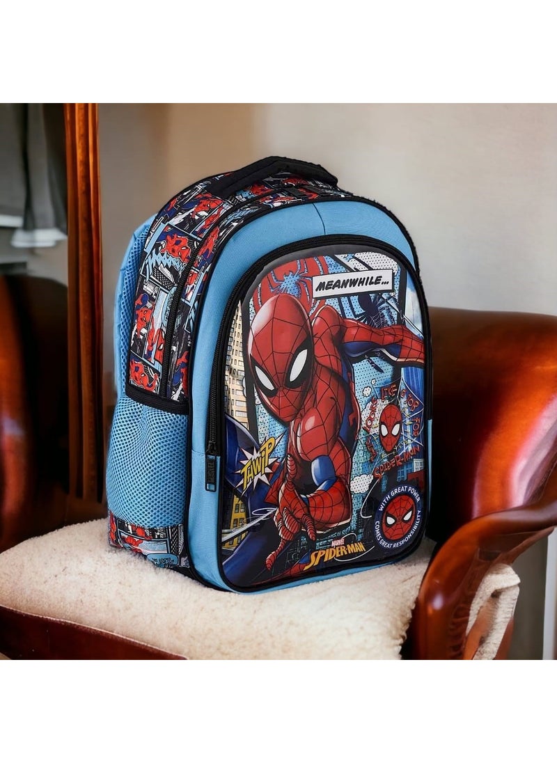Frocx Spiderman Primary School Bag Due Meanwhile and Lunch Box  - Image 2