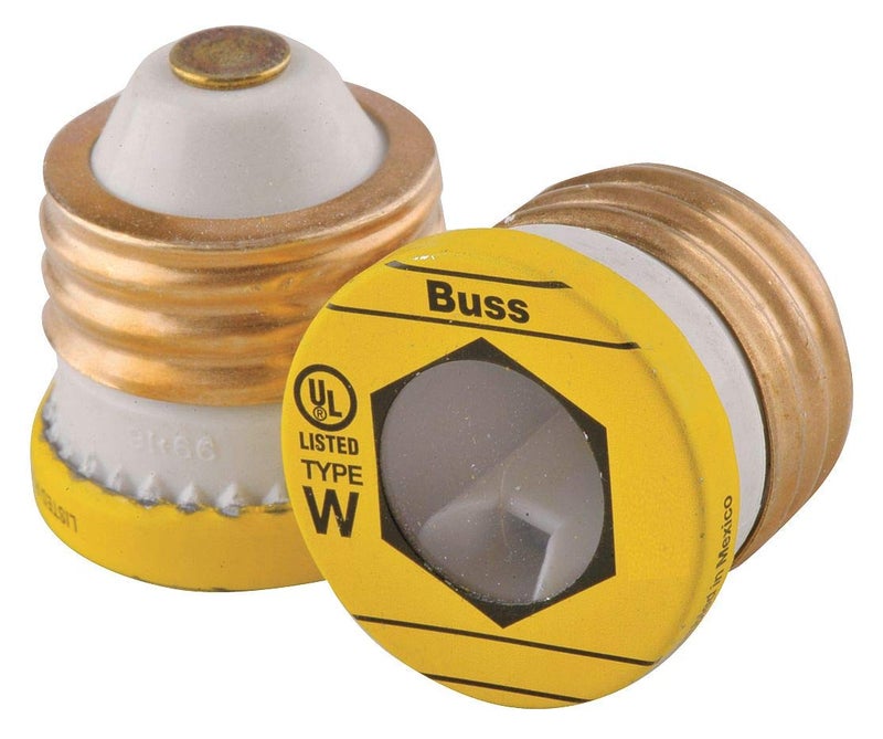 Cooper W-6 Buss Plug Fuse, Type W