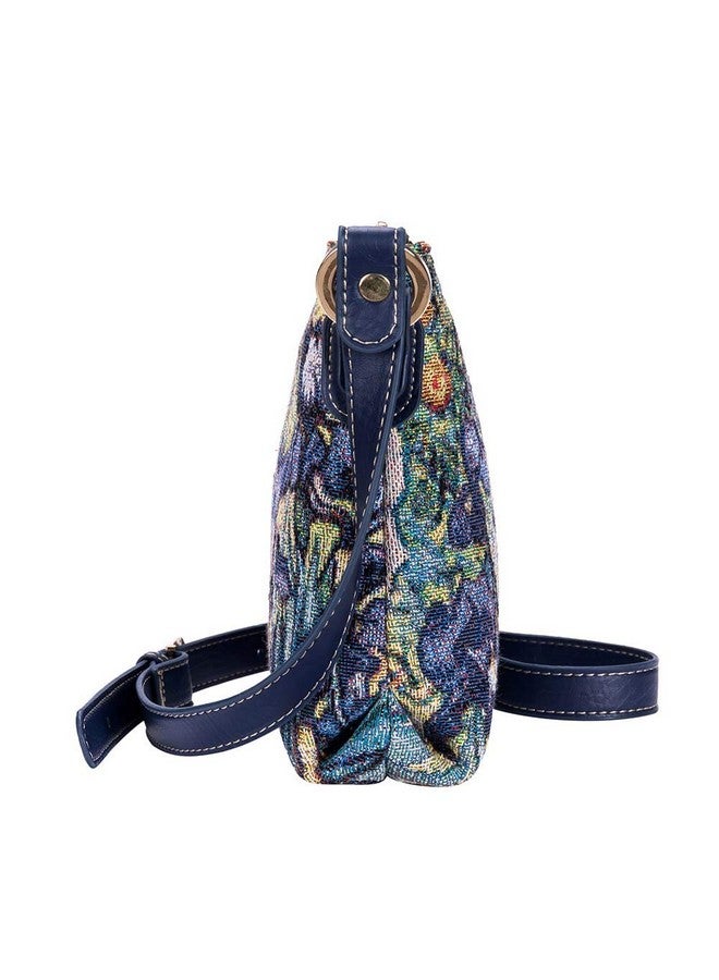 Signare Tapestry Crossbody Bag Shoulder Purse For Women In Vincent Van Gogh Irises Design (Xb02Artvgiris) - Image 3