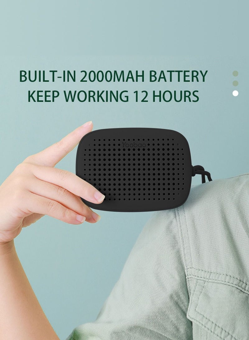 Bluetooth Speaker Wireless Small Bluetooth Speaker,Portable Speakers For Home Outdoor Travel,Rechargeable Black
