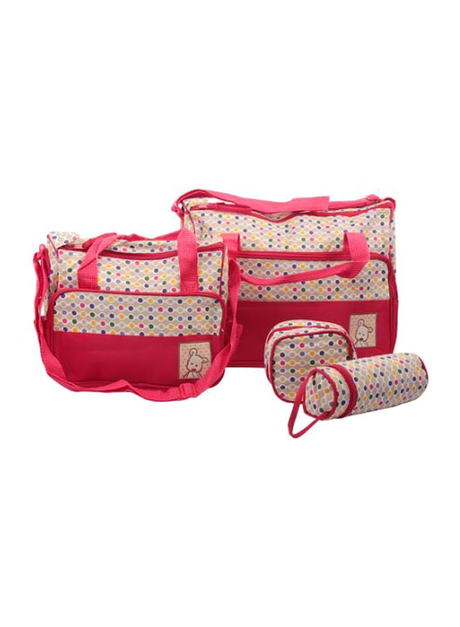 NIBEMINENT Polka Dot Printed Diaper Bag Set - Image 1