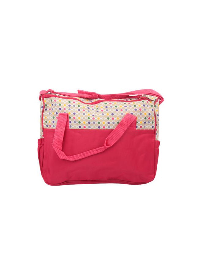 NIBEMINENT Polka Dot Printed Diaper Bag Set - Image 2