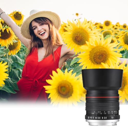 Andoer 85mm F1.8 Large Aperture Medium Telephoto Full Frame Portrait Camera Lens Manual Focus EF Mount Replacement for Canon EOS Rebel T8i T7i T6 T3i T2i 4000D 2000D 1300D 850D 800D 600D 550D 90D 80D - Image 5