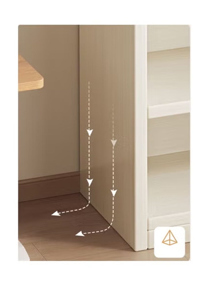 كلناميان رفوف كتب قابلة للتعديل متعددة الوظائف مكونة من 6 طبقات، رفوف كتب حديثة طويلة، رفوف تخزين أثاث خشبي سميك لغرفة النوم. - Image 5