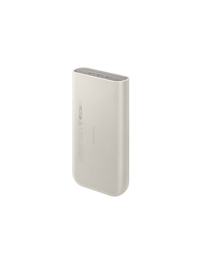 Samsung 20.0 mAh SAMSUNG EB-P4520XUEGIN 20000 mAh 45W Fast Charging Power Bank (2 Type C Ports, Supports PD 3.0, Beige) beige - Image 2