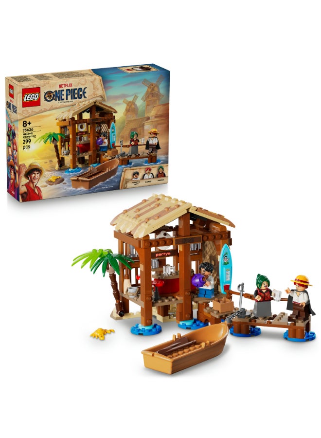 LEGO مجموعة بناء LEGO ONE PIECE كوخ قرية الطاحونة 75636 (299 قطعة) - Image 1