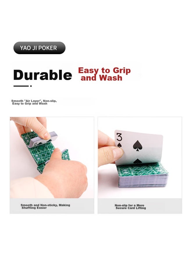 Yaoji 2103 Two-in Playing Cards, Durable Double Decks Texas Hold'em, Guandan 50 Decks - Image 2