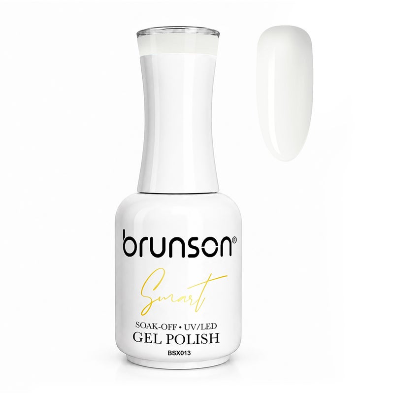 Gel Nail Polish Brunson Smart Gel 18ml Professional UV LED Gel Polish TPO Free HEMA Free Soak Off Nail Color Self Levelling High Gloss Chip Resistant Long Lasting 30+ Days Wear Manicure Gel