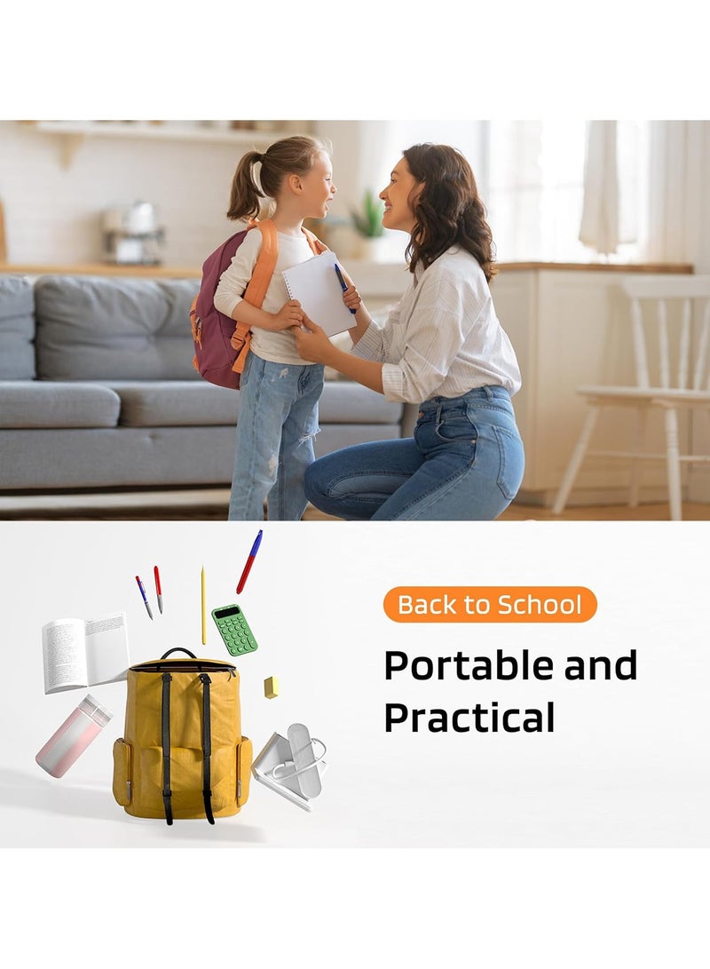 جود تول مصباح مكتبي LED, مصباح الطاولة, مصباح مكتب لحماية العين, مع منفذ شحن USB قابل لإعادة الشحن وحامل قلم, 3 أوضاع و3 مستويات سطوع قابلة للتعتيم, مصباح مكتبي صغير, للإضاءة المنزلية والمكتبية - Image 4