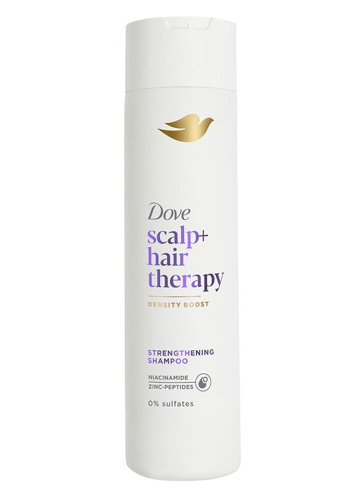 Dove Scalp + Hair Therapy Sulphate Free Density Boost Strengthening Shampoo With Niacinamide And Zinc-Peptides For Visibly Denser Hair, 270 g - Image 1