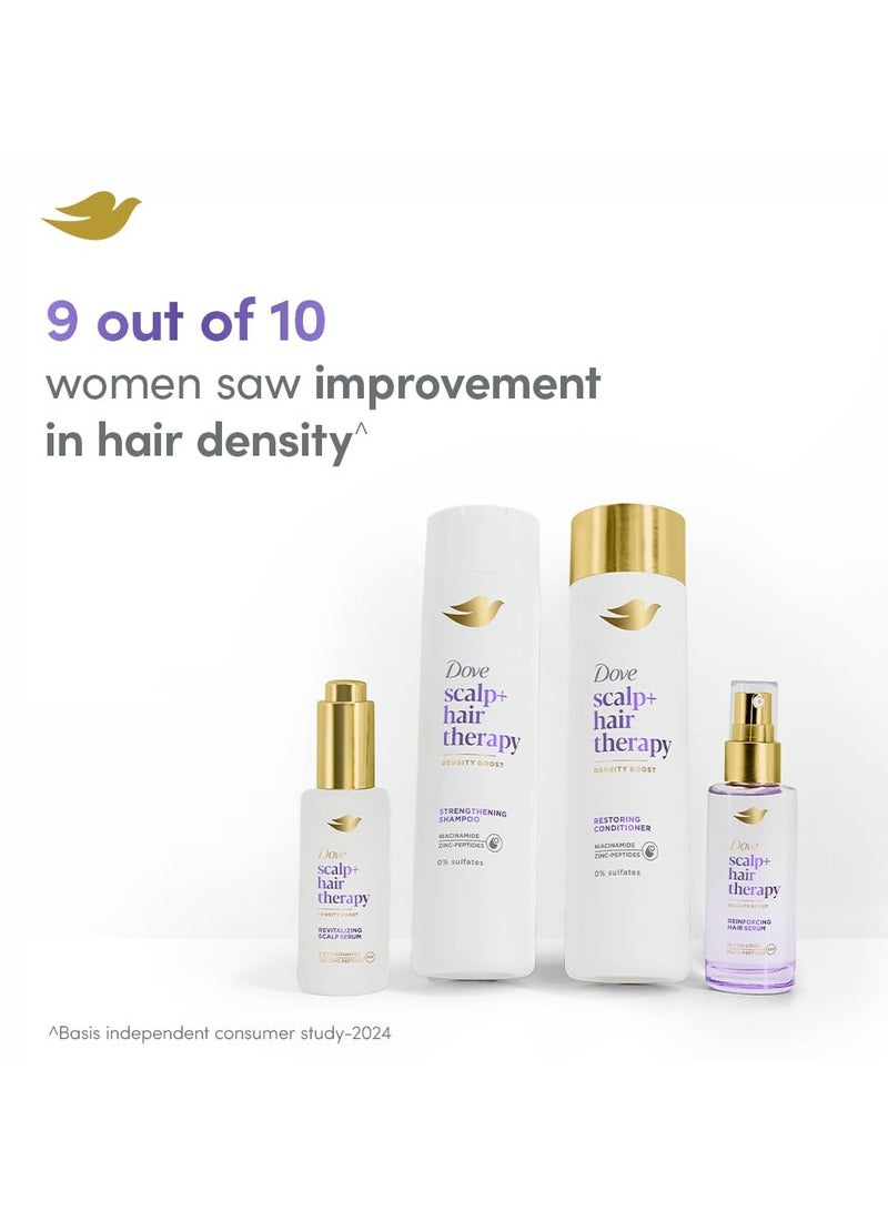 Dove Scalp + Hair Therapy Sulphate Free Density Boost Strengthening Shampoo With Niacinamide And Zinc-Peptides For Visibly Denser Hair, 270 g - Image 5