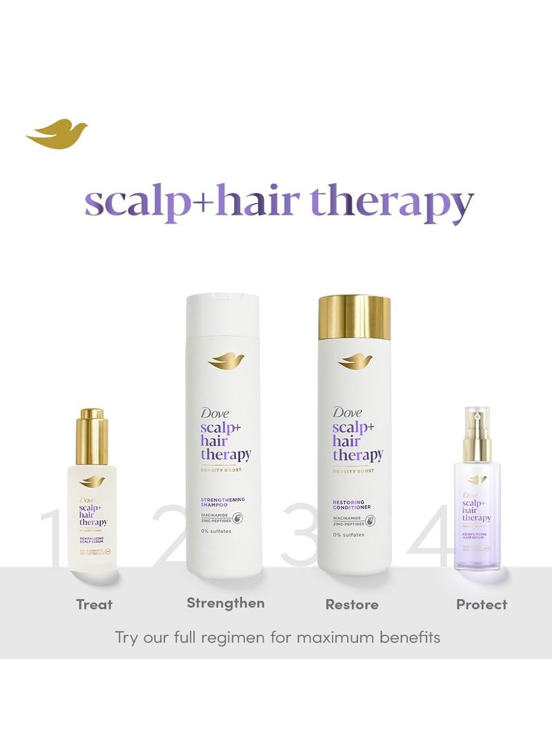 Dove Scalp + Hair Therapy Sulphate Free Density Boost Strengthening Shampoo With Niacinamide And Zinc-Peptides For Visibly Denser Hair, 270 g - Image 3