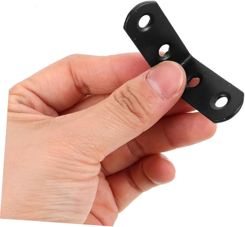 TEHAUX 26pcs Heavy Duty Stainless Steel Corner Brackets For Furniture Cabinets Shelves Support - Image 5