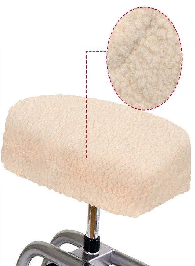 IPENNY Knee Scooter Pad Cover, Soft Plush Synthetic Sheepskin with Thick Foam Padding, Universal Fits for Pain-Free Recovery & Walk Accessories - Image 2
