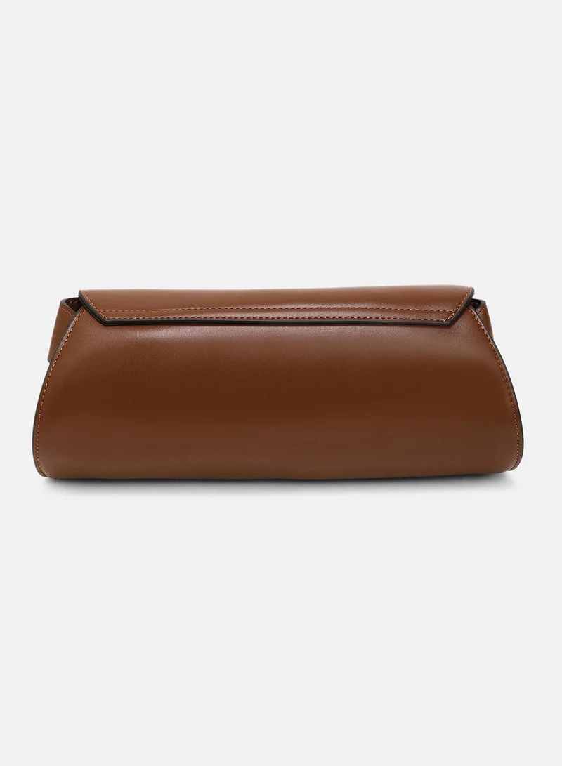 صوص هاوت Women's The Edge-Fold Sling Bag - Chocolate Brown