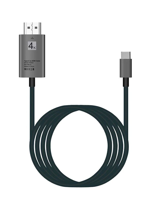 ماركة غير محددة Type-C To HDMI USB 3.1 To HDMI 4K Phone Computer HD Cable 