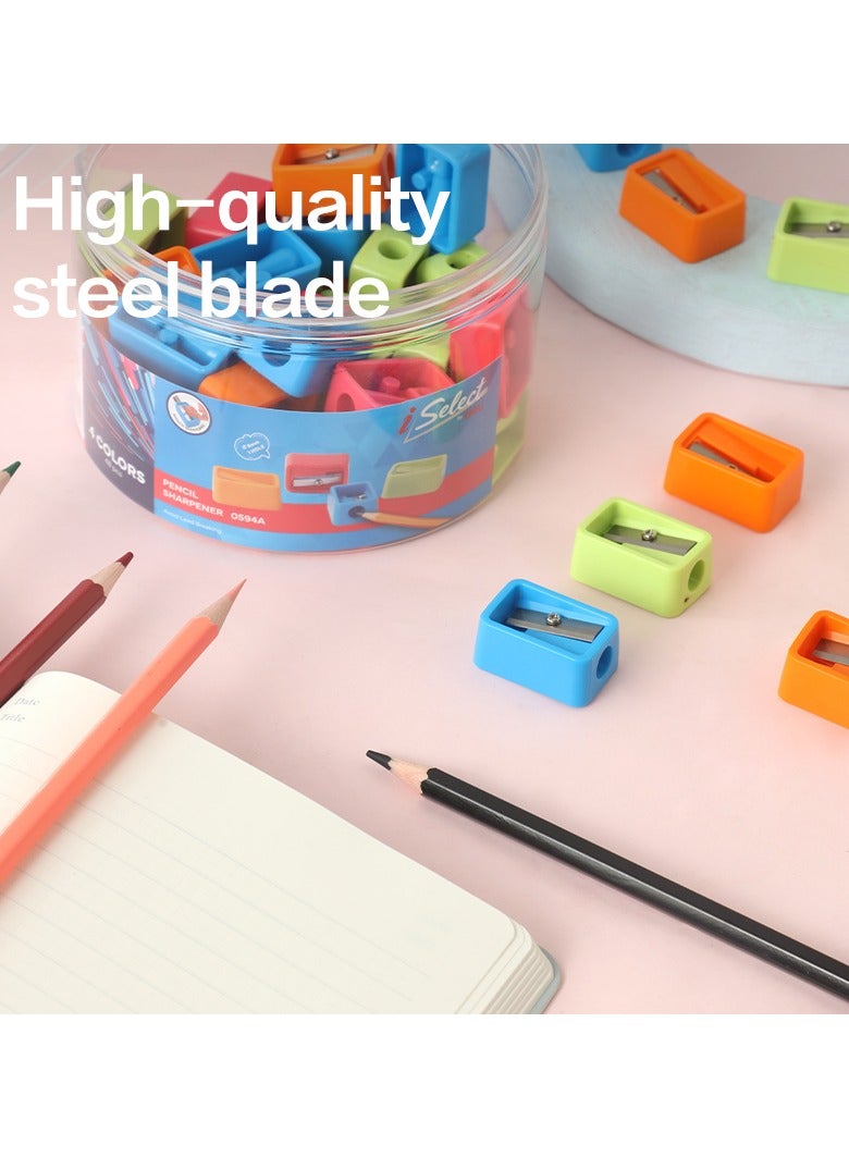 Deli E0594A Economical Pencil Sharpener, 1-Hole for 6.9–8mm Pencils Assorted Colors – Ideal for School and Office Use - Image 3