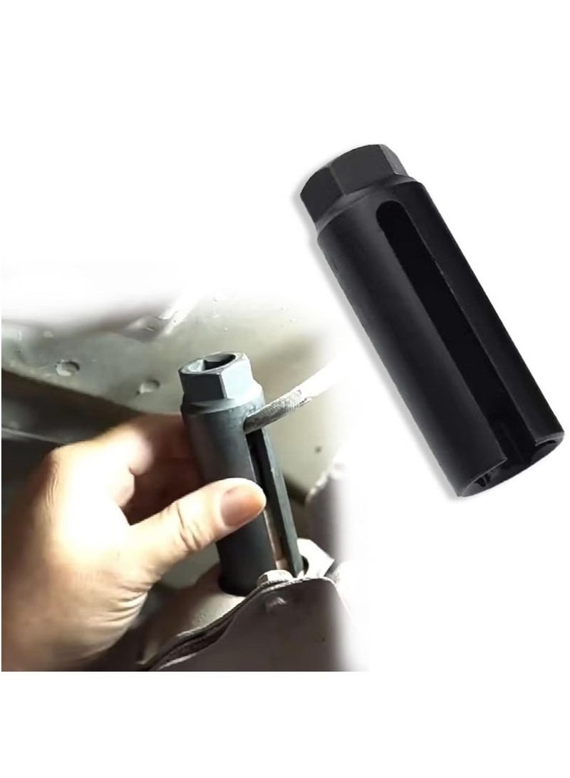 Bukela Oxygen Sensor Socket with Side Wire Cutout 3 8 Inch Drive x 7 8 Inch 22mm 6 Point fits All Vehicle O2 Removal and Installation Offset Oxygen Sensor Socket - Image 2