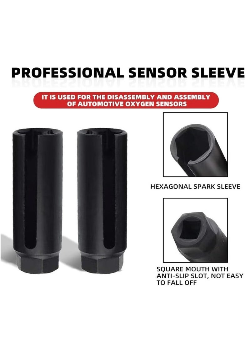 Bukela Oxygen Sensor Socket with Side Wire Cutout 3 8 Inch Drive x 7 8 Inch 22mm 6 Point fits All Vehicle O2 Removal and Installation Offset Oxygen Sensor Socket - Image 3
