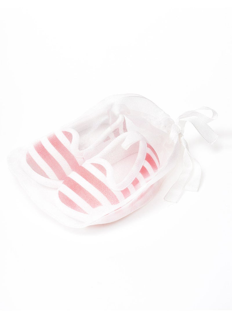 Tiny Hug - Unisex stripe prints casual booties - Image 1