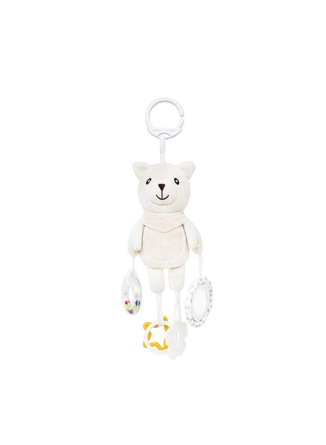 bbsky Baby Stroller Pendant Wind Chimes Cartoon Animal Teether Bed Bell Pendant Newborn Soothing Plush Toy Rattle - Image 1
