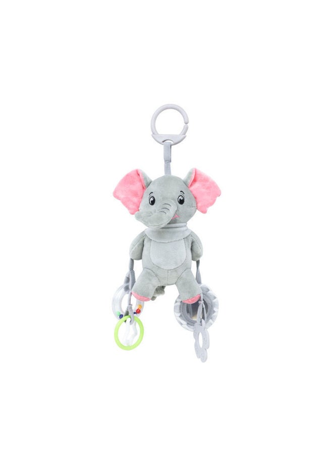 bbsky Baby Stroller Pendant Wind Chimes Cartoon Animal Teether Bed Bell Pendant Newborn Soothing Plush Toy Rattle - Image 3