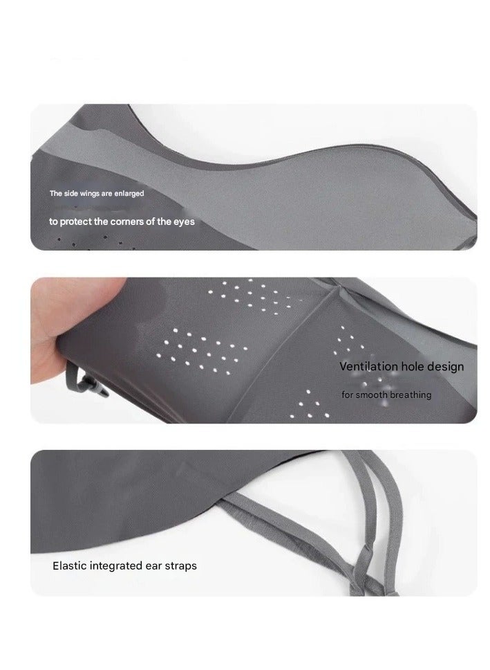 Goolsky Ice Silk UV Protection Face Mask for Women Summer Outdoor Eye Shield Small Face Look High Aesthetic Veil Mask  - Image 3