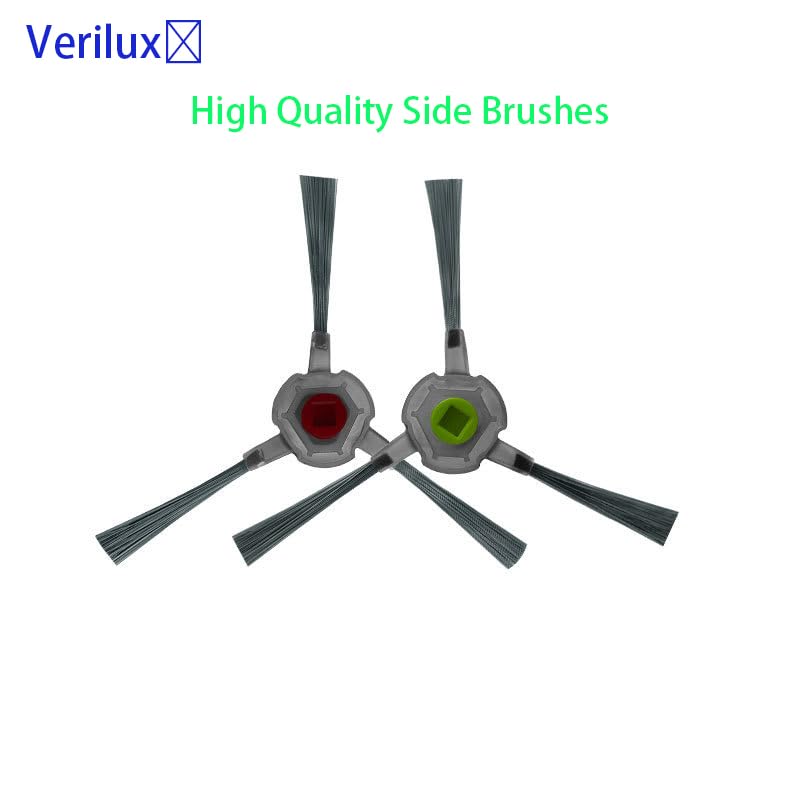 Verilux ملحقات فيريلُكس البديلة لروبوت مكنسة إيكوفاكس ديبوت U2 PRO ملحقات بديلة لروبوت مكنسة إيكوفاكس ديبوت U2 PRO 2 فرش جانبية 3 فلاتر 3 قطع قماش 1 فرشاة رئيسية - Image 3