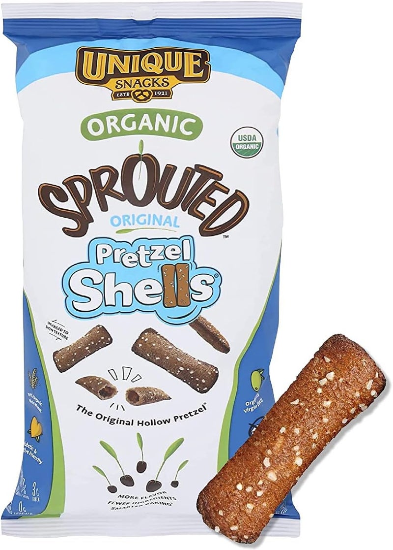 Unique Snacks Organic Sprouted Pretzel Shells - Image 1