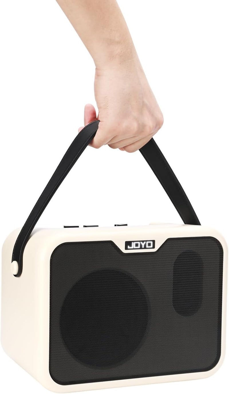 SUNYIN Bass AMP Combo Portable 10W Bass Amplifier with 10ft Guitar Cable MA-10B Dual Channel Mini Bass Amplifier Practice Bass Indoor - Image 2