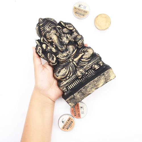 itsy-bitsy Itsy Bitsy- Natural Clay Ganesha Idol | DIY Eco-Friendly Mould and Make Kit | DIY Ganpati Murti Making Kit for Craft, Decoration | Gift for Kids & Adults - Image 4